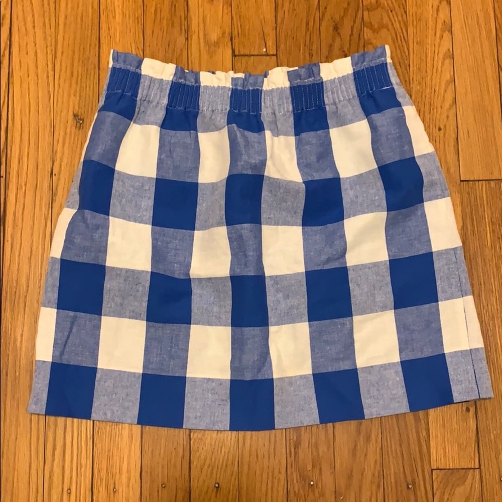 JCREW PAPER BAG LINEN SKIRT